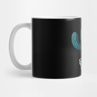 Blue cactus Mug